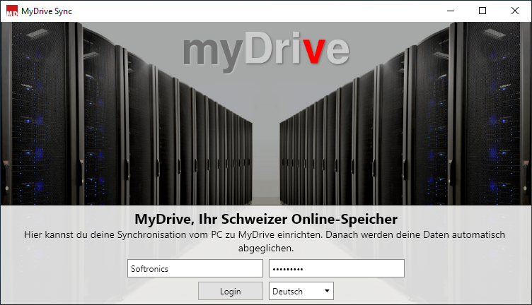 Automatische Datensynchronisation mit MyDrive Sync. Alle Daten aktuell halten im Online Speicher.